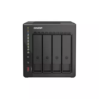 QNAP NVR QVP-41C (4core 2.6GHz, 8GB RAM, 4xSATA, 2x2.5GbE, 2xM.2 Slot, 2xHDMI, Kameras: 8 (max 24)
