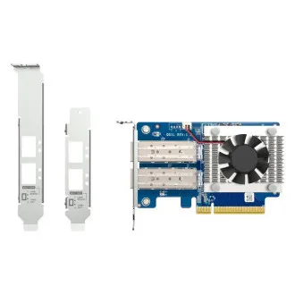 QNAP QXG-10G2SF-NXE - 2x 10GbE SFP , flache Bauweise, PCIe Gen3 x8 QNAP QXG-10G2SF-NXE - 2x 10GbE SFP , flache Bauweise, PCIe Gen3 x8
