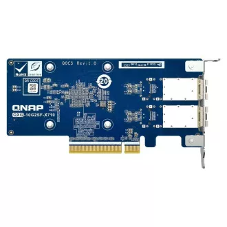 QNAP QXG-10G2SF-X710 - 2x 10GbE SFP , PCIe Gen3 x8 QNAP QXG-10G2SF-X710 - 2x 10GbE SFP , PCIe Gen3 x8