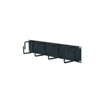 2U Horizontaler Kabel-Organizer Schwarz 2U Horizontaler Kabel-Organizer Schwarz
