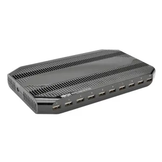 USB-Ladestation mit Stauraum, Ausgang 10x 12V, 8A, 96W, Schuko-Netzkabel USB-Ladestation mit Stauraum, Ausgang 10x 12V, 8A, 96W, Schuko-Netzkabel