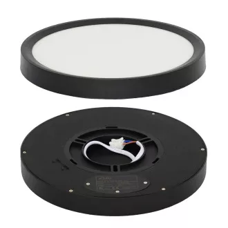 Leuchte NOMY LED 18W BLACK mit Lichttemperaturregelung