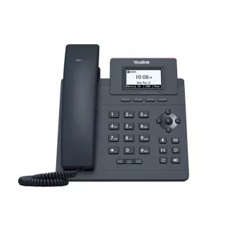 Yealink SIP-T30P SIP-Telefon, PoE, 2,3" 132x64 nicht beleuchtetes LCD, 1 x SIP-Konto, 100M Eth