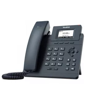 Yealink SIP-T30P SIP-Telefon, PoE, 2,3" 132x64 nicht beleuchtetes LCD, 1 x SIP-Konto, 100M Eth