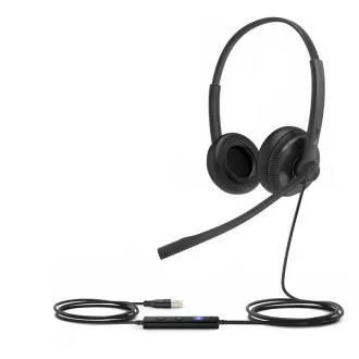 Yealink UH34 Dual Headset für beide Ohren mit USB-Anschluss für Teams Yealink UH34 Dual Headset für beide Ohren mit USB-Anschluss für Teams