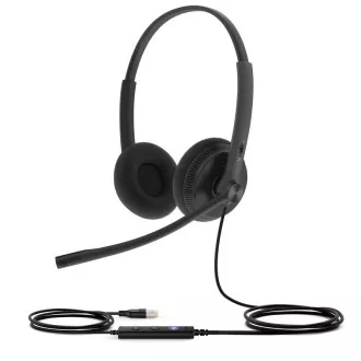Yealink UH34 Lite Dual Headset für beide Ohren mit USB-Anschluss für Teams