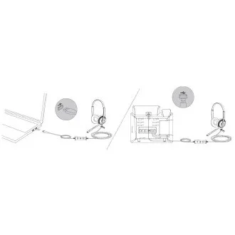 Yealink UH34 Mono-Einohr-Headset mit USB-Anschluss