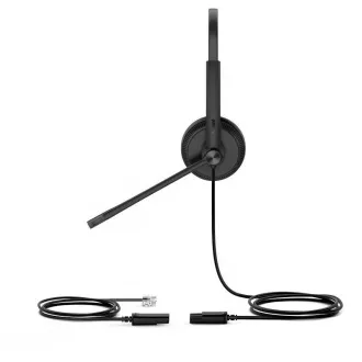 Yealink YHS34 Dual Headset für beide Ohren mit QD-RJ9-Anschlüssen
