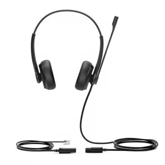 Yealink YHS34 Dual Headset für beide Ohren mit QD-RJ9-Anschlüssen