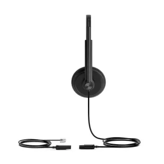 Yealink YHS34 Lite Dual Headset für beide Ohren mit QD-RJ9-Anschlüssen
