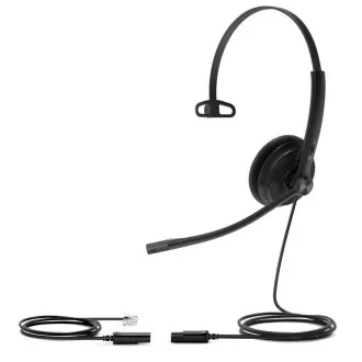Yealink YHS34 Lite Mono-Einohr-Headset mit QD-RJ9-Anschlüssen Yealink YHS34 Lite Mono-Einohr-Headset mit QD-RJ9-Anschlüssen