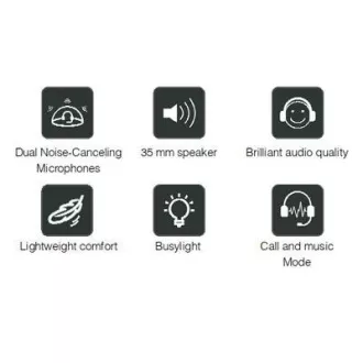 Yealink UH37 Dual Headset für beide Ohren USB-Anschluss Yealink UH37 Dual Headset für beide Ohren USB-Anschluss