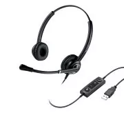 WELL Mairdi MRD-612D USB, Headset, zwei Ohrhörer