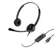WELL Mairdi MRD-612D USB, Headset, zwei Ohrhörer