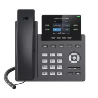 Grandstream GRP2612P, 2,4" TFT-Balkendisplay, 2 SIP-Konten, 4 prog. Trunk, 16 BLF Trunk, PoE, 10/100Mbps Grandstream GRP2612P, 2,4" TFT-Balkendisplay, 2 SIP-Konten, 4 prog. Trunk, 16 BLF Trunk, PoE, 10/100Mbps