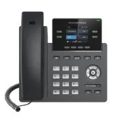 Grandstream GRP2612P, 2,4" TFT-Balkendisplay, 2 SIP-Konten, 4 prog. Trunk, 16 BLF Trunk, PoE, 10/100Mbps