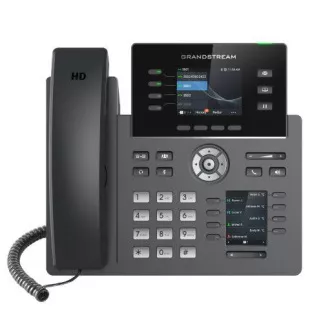 Grandstream GRP2614, 2,8" TFT-Balkendisplay, 4SIP-Konto, 8prog. dim., 40virt. BLF tl., BT, dual Gbit Grandstream GRP2614, 2,8" TFT-Balkendisplay, 4SIP-Konto, 8prog. dim., 40virt. BLF tl., BT, dual Gbit