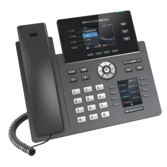 Grandstream GRP2614, 2,8" TFT-Balkendisplay, 4SIP-Konto, 8prog. dim., 40virt. BLF tl., BT, dual Gbit Grandstream GRP2614, 2,8" TFT-Balkendisplay, 4SIP-Konto, 8prog. dim., 40virt. BLF tl., BT, dual Gbit