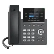 Grandstream GRP2612, 2,4" TFT-Balkendisplay, 2 SIP-Konten, 4 prog. Trunk, 16 BLF Trunk, Dual Port 10/100 Mb