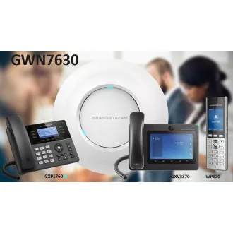 Grandstream GWN7630, AP, 802.11ac, Dualband 4x4:4, 16 SSDI, 200 konk. WiFi Clients, Signal 175m, P Grandstream GWN7630, AP, 802.11ac, Dualband 4x4:4, 16 SSDI, 200 konk. WiFi Clients, Signal 175m, P