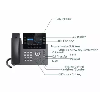 Grandstream GRP2615 SIP-Telefon, 4,3