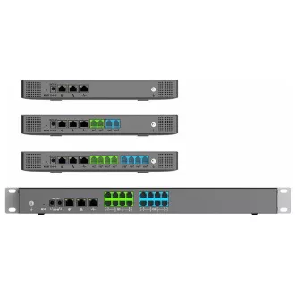Grandstream UCM6302 Audio VoIP PBX, 500 Benutzer, 75 Sets. Anrufe, Audiokonferenzen, 75 Konten, 2xFXO, 2xFXS-Anschluss