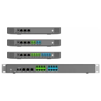 Grandstream UCM6302 Audio VoIP PBX, 500 Benutzer, 75 Sets. Anrufe, Audiokonferenzen, 75 Konten, 2xFXO, 2xFXS-Anschluss