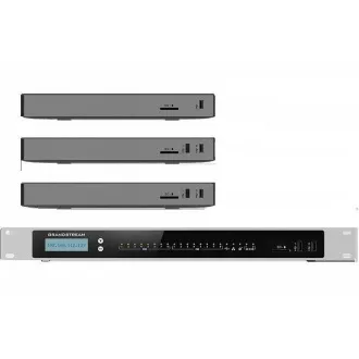 Grandstream UCM6300 Audio VoIP PBX, 250 Benutzer, 50 Sets. Anrufe, Audiokonferenzen, 50 Konten, 0xFXO, 0xFXS Port