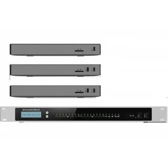 Grandstream UCM6300 Audio VoIP PBX, 250 Benutzer, 50 Sets. Anrufe, Audiokonferenzen, 50 Konten, 0xFXO, 0xFXS Port