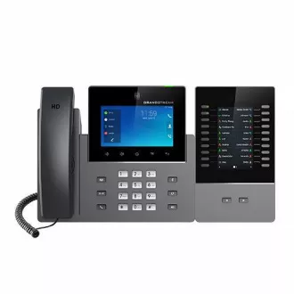 Grandstream GXV3450 SIP-Video-Telefon, 5 "IPS bar.dot.displ., 16 SIP-Konten, Android11, WiFi, BT, PoE