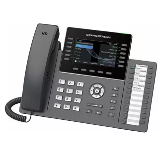 Grandstream GRP2636 SIP-Telefon, 4,3" TFT-Balken-Display, 6SIP-Konten, 24 Pr. tl. , 2x1Gb, WiFi, BT