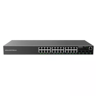 Grandstream GWN7803P L2 Managed Netzwerk PoE Switch 24x 1Gb RJ45, 4x SFP, DHCP, QoS, VLAN Grandstream GWN7803P L2 Managed Netzwerk PoE Switch 24x 1Gb RJ45, 4x SFP, DHCP, QoS, VLAN