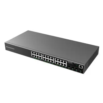 Grandstream GWN7803P L2 Managed Netzwerk PoE Switch 24x 1Gb RJ45, 4x SFP, DHCP, QoS, VLAN Grandstream GWN7803P L2 Managed Netzwerk PoE Switch 24x 1Gb RJ45, 4x SFP, DHCP, QoS, VLAN