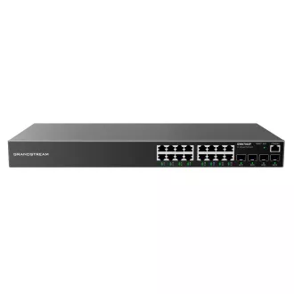 Grandstream GWN7802P L2  Managed Netzwerk Switch 16x 1Gb RJ45, 4x SFP, PoE, DHCP, QoS, VLAN