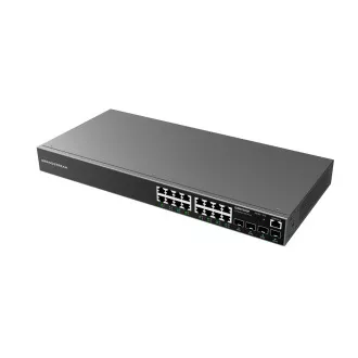 Grandstream GWN7802P L2  Managed Netzwerk Switch 16x 1Gb RJ45, 4x SFP, PoE, DHCP, QoS, VLAN
