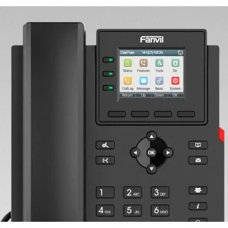Fanvil X303G SIP-Telefon, 2,4"-Balkendisplay, 4SIP, Dual-Gbit, PoE Fanvil X303G SIP-Telefon, 2,4"-Balkendisplay, 4SIP, Dual-Gbit, PoE