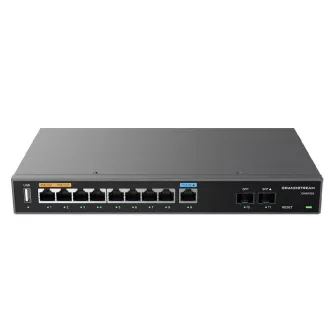 Grandstream GWN7003 VPN-Router 2 SFP, 9 Gb Ports / 1 PoE Eingang, 2 PoE Ausgang