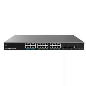 Grandstream GWN7813P Layer 3 Managed Netzwerk PoE Switch, 24 Ports / 4 SFP , VLAN, DHCP, Stacking Grandstream GWN7813P Layer 3 Managed Netzwerk PoE Switch, 24 Ports / 4 SFP , VLAN, DHCP, Stacking