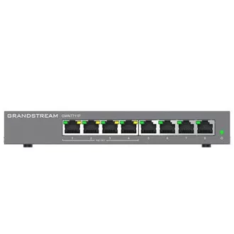 Grandstream GWN7711P Layer 2 Lite managed Switch, 8 Ports, 4x PoE/PoE Grandstream GWN7711P Layer 2 Lite managed Switch, 8 Ports, 4x PoE/PoE