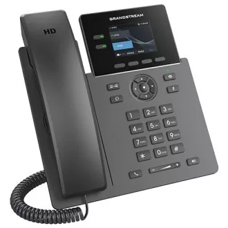 Grandstream GRP2610P SIP-Telefon, 2 Leitungen, 8 VPK, Farb-LCD, 2 SIP-Konten, PoE