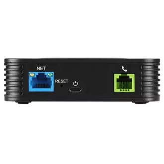 Grandstream HT801 V2 (ATA), 1x FXS, 1x SIP-Konto, 1x LAN, 3-Wege-Audiokonf., automatische Bereitstellung
