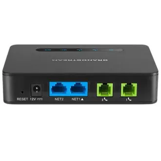 Grandstream HT812 (ATA), 2x FXS, 2 SIP-Konten, 1x Gbit LAN, NAT-Router, 3-Wege-Konf., Auto-Provisi. Grandstream HT812 (ATA), 2x FXS, 2 SIP-Konten, 1x Gbit LAN, NAT-Router, 3-Wege-Konf., Auto-Provisi.