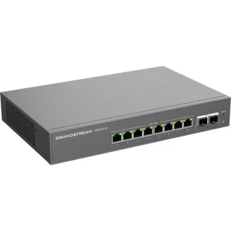 Grandstream GWN7721P L2 Lite managed switch, 8x 2.5GbE RJ45, 2x 10G SFP , PoE/PoE Grandstream GWN7721P L2 Lite managed switch, 8x 2.5GbE RJ45, 2x 10G SFP , PoE/PoE