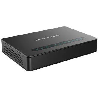 Grandstream HT818 V2 (ATA), 8x FXS, 2 SIP-Profile, 1x Gbit-LAN, NAT-Router, 3-Wege-Konferenz