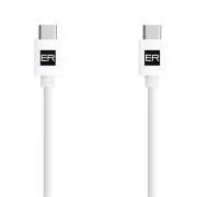 ER POWER Kabel USB-C/C 3A 60W 120cm weiß