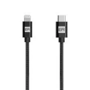 ER POWER USB-C/Lightning Kabel 120cm schwarz