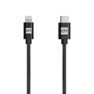 ER POWER Kabel USB-C/Lightning 200cm weiß