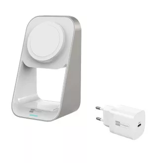 ER POWER Ladegerät MFM MagSafe Stand 2in1 - Weiß