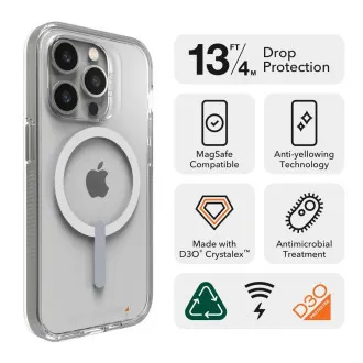ZAGG GEAR4 Crystal Palace Snap Cover iPhone 14 Pro transparent