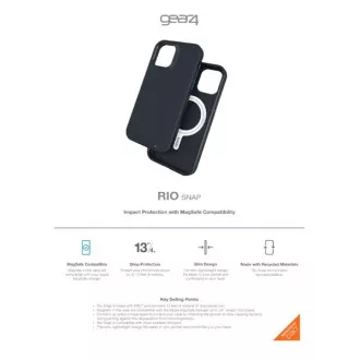 ZAGG GEAR4 D3O Rio Snap Abdeckung iPhone 12 mini schwarz ZAGG GEAR4 D3O Rio Snap Abdeckung iPhone 12 mini schwarz
